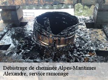 Débistrage de cheminée 06 Alpes-Maritimes Compagnons Alexandre Ramoneur
