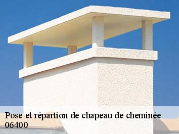Pose et répartion de chapeau de cheminée 06400
