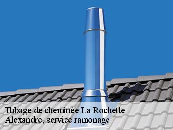 Tubage de cheminée la-rochette-06260 Compagnons Alexandre Ramoneur