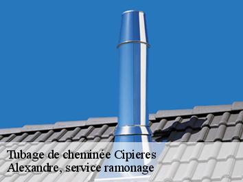 Tubage de cheminée cipieres-06620 Compagnons Alexandre Ramoneur