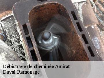 Débistrage de cheminée  amirat-06910 Duval Ramonage 