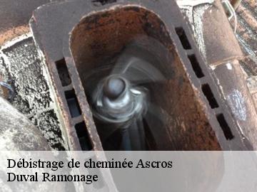 Débistrage de cheminée  ascros-06260 Duval Ramonage 