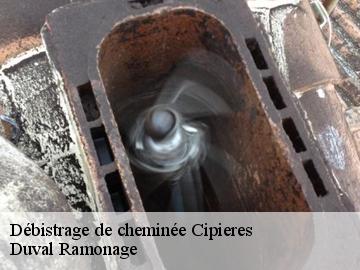 Débistrage de cheminée  cipieres-06620 Duval Ramonage 