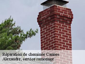 Réparation de cheminée cannes-06400 Compagnons Alexandre Ramoneur