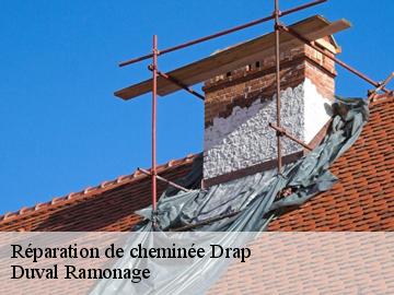 Réparation de cheminée  drap-06340 Compagnons Alexandre Ramoneur