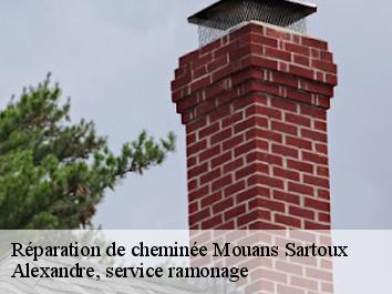 Réparation de cheminée mouans-sartoux-06370 Compagnons Alexandre Ramoneur