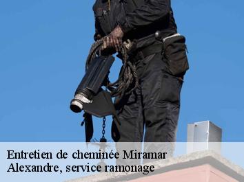 Entretien de cheminée miramar-06590 Compagnons Alexandre Ramoneur